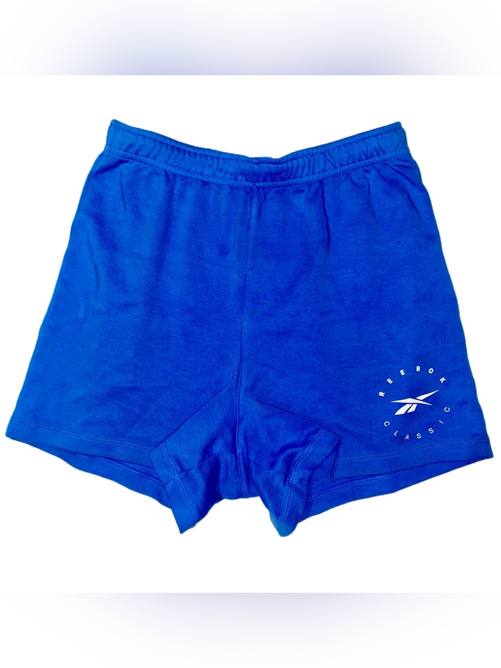 Reebok Blue High Rise Gym Lounge Sweatshorts